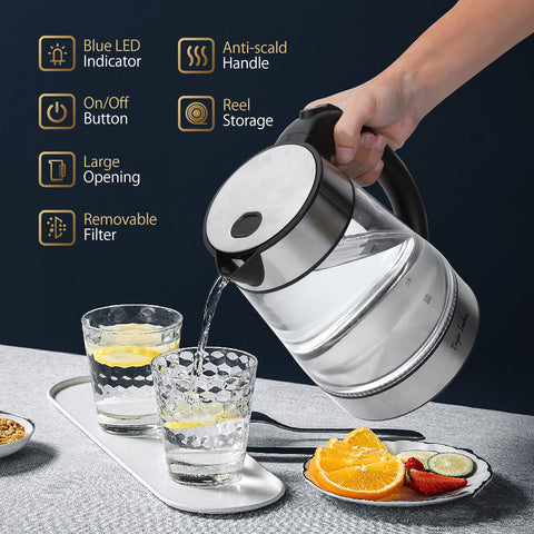 Empuñadura ergonómica del hervidor Taylor Swoden para verter con control