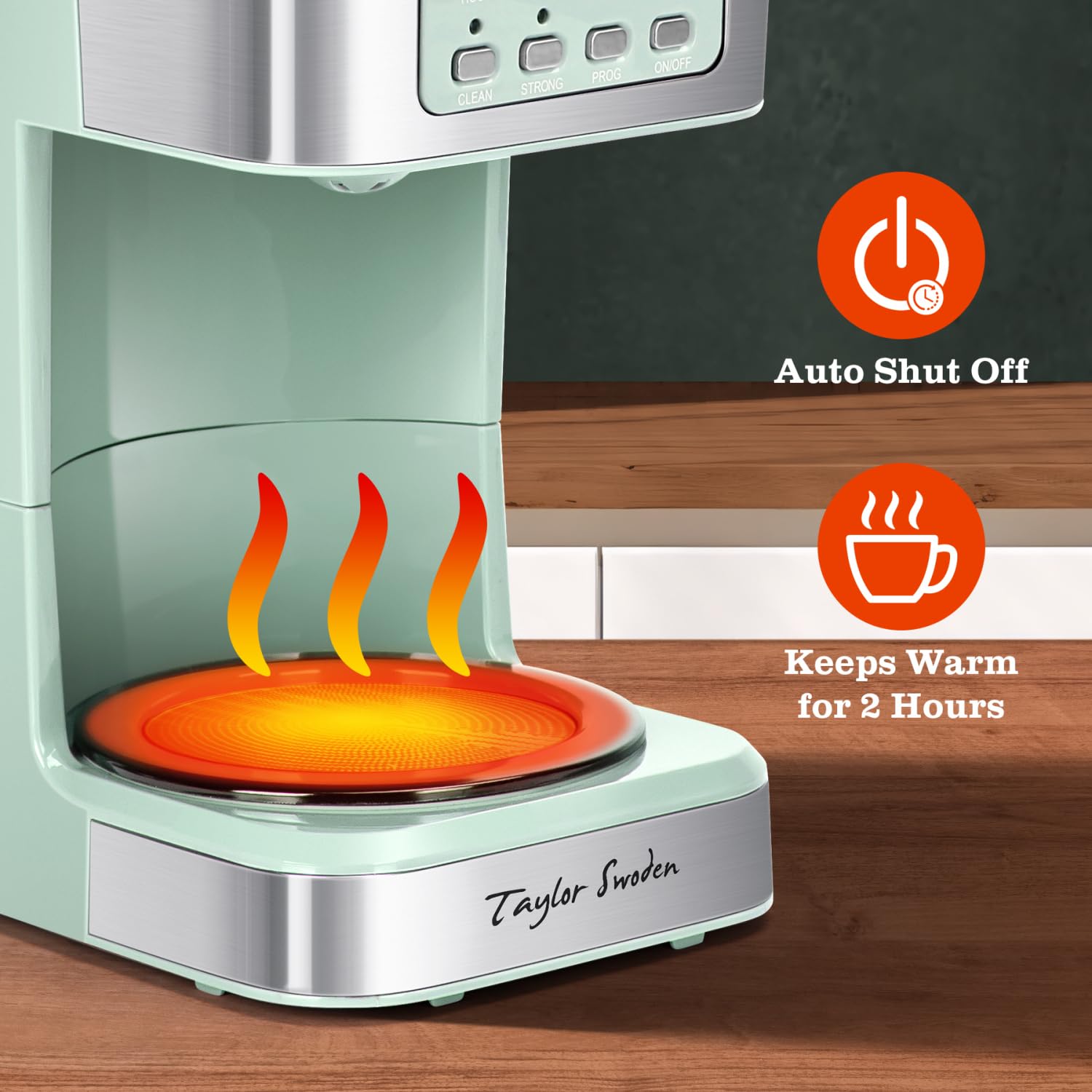 Taylor Swoden cafetera sistema anti goteo para verter sin derrames