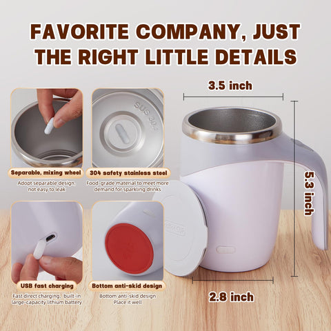 Base desmontable facilita limpieza de la taza mezcladora automática.
