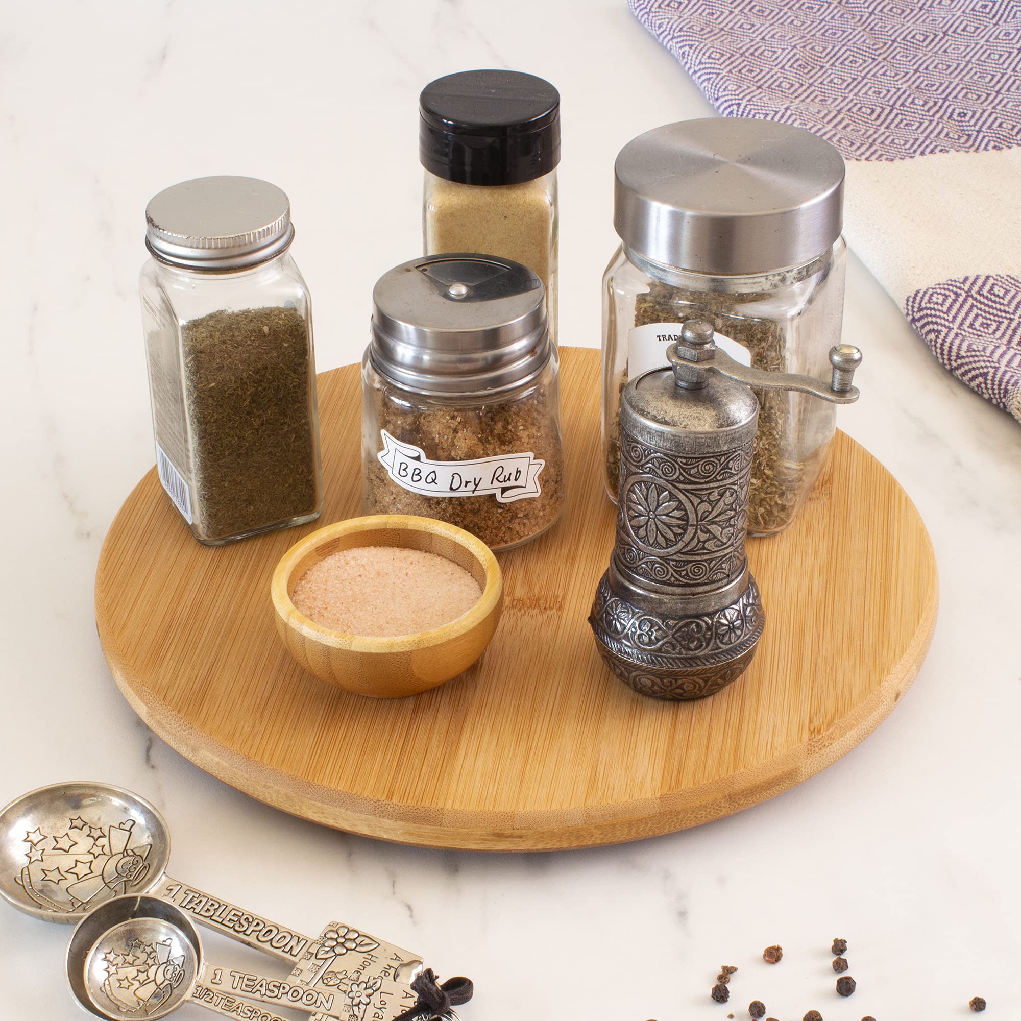 TB Home giro 360 en cocina, mantiene condimentos al alcance sin desorden