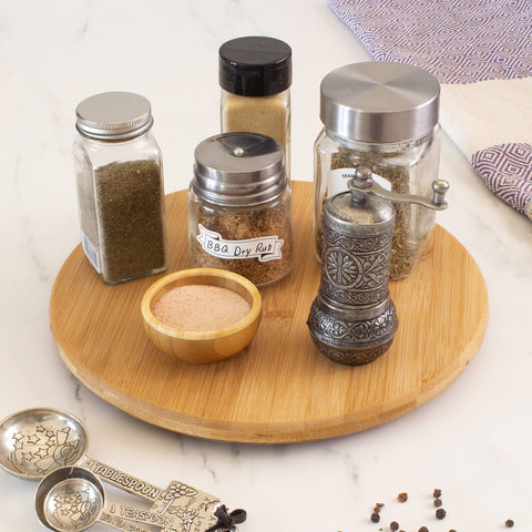 TB Home giro 360 en cocina, mantiene condimentos al alcance sin desorden