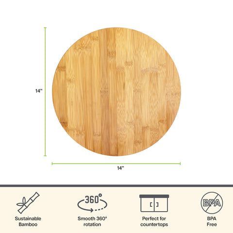 TB Home Lazy Susan en esquina de cocina optimizando espacio