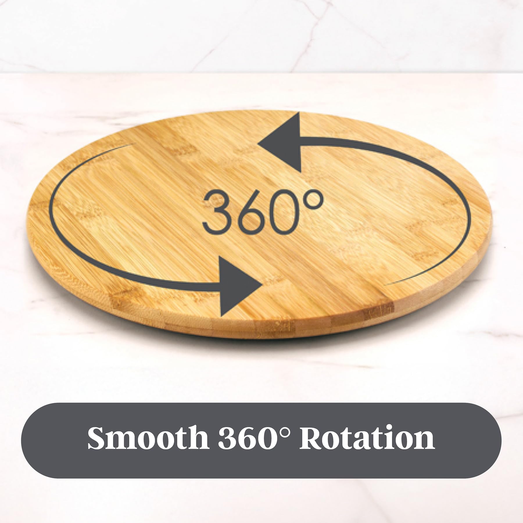 TB Home Lazy Susan en mesa de comedor para servir aperitivos