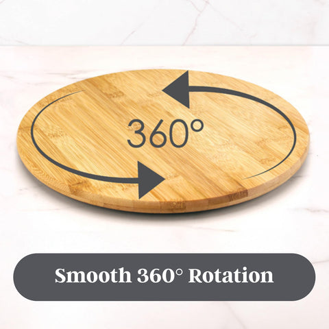 TB Home Lazy Susan en mesa de comedor para servir aperitivos