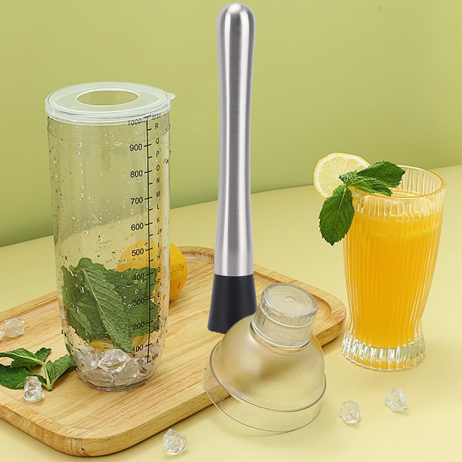 Tbestmax machacador para hierbas menta, libera aromas en cocteles.