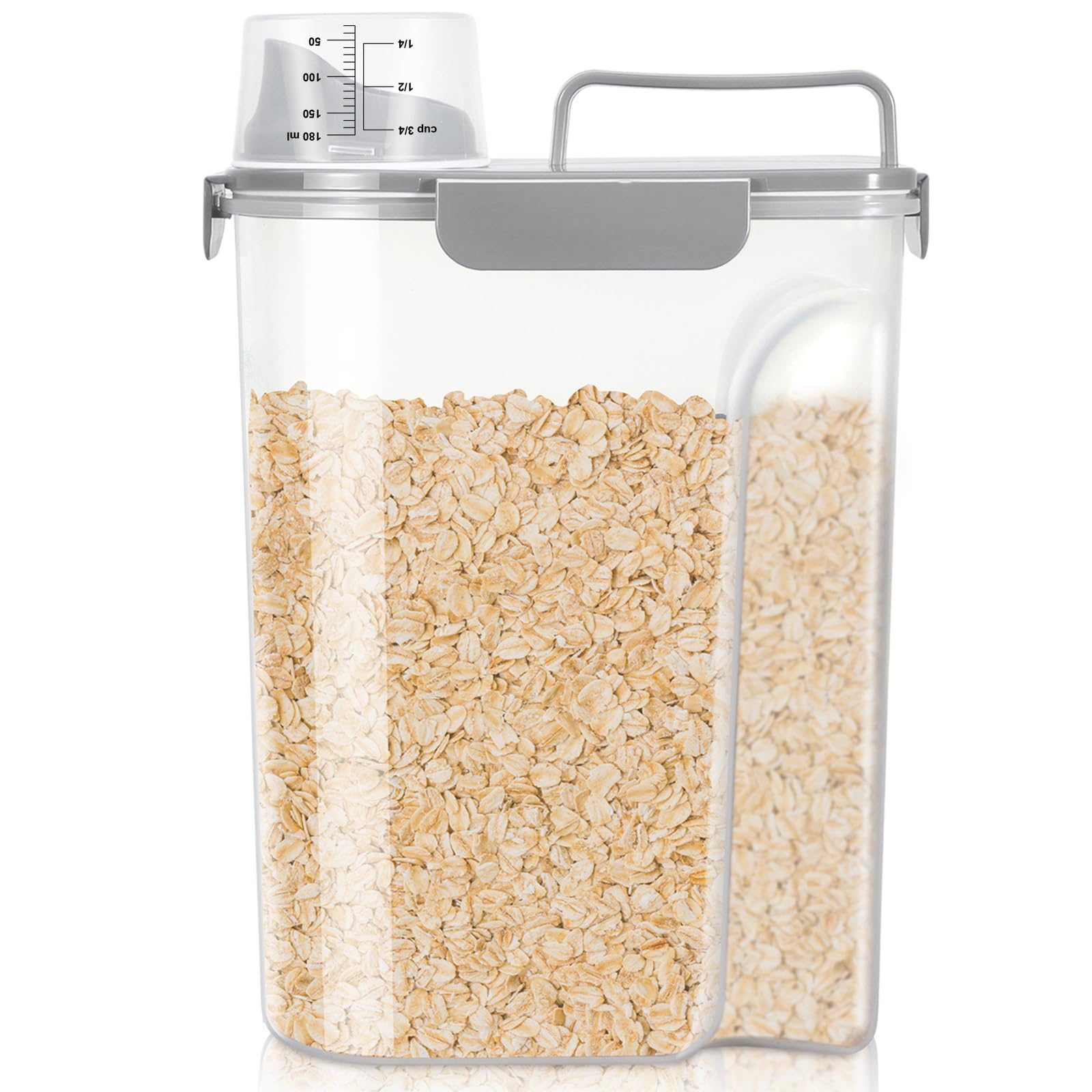 TBMax contenedor de arroz 10 libras con vertedor para porciones precisas.