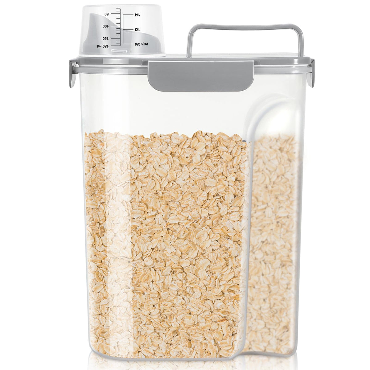 TBMax contenedor de arroz 10 libras con vertedor para porciones precisas.