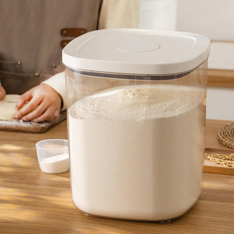 TBMAXS Contenedor Arroz 20 libras sello-aire, mantiene secos y frescos