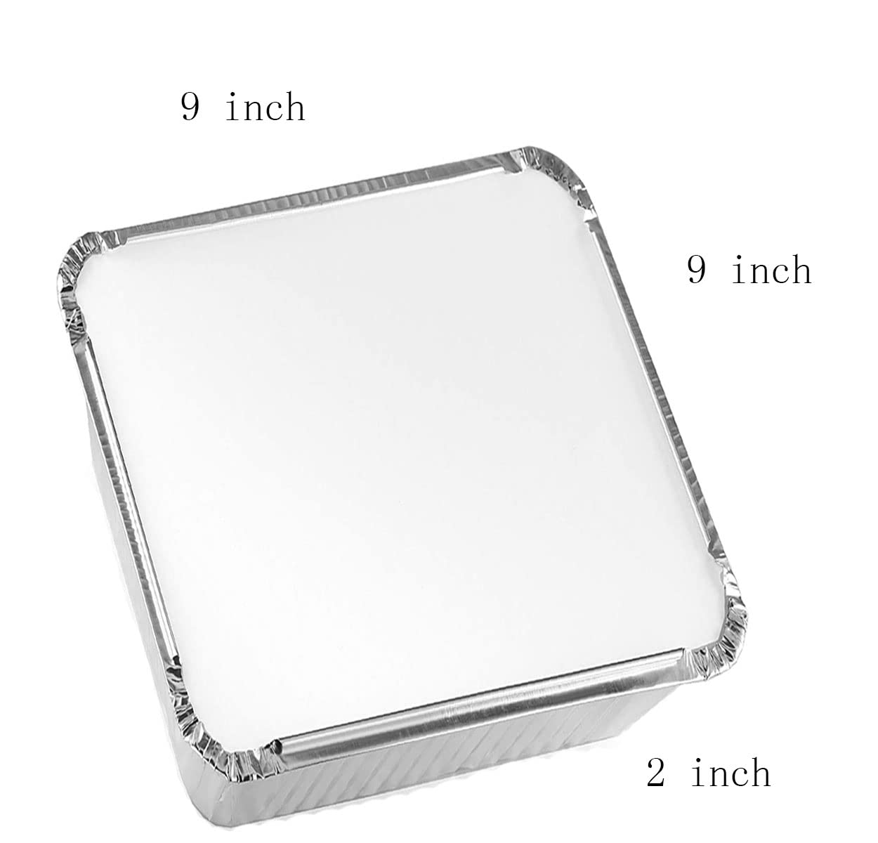 Bandeja TBUY ROSE 9x9 con tapa, ideal para hornear y servir.
