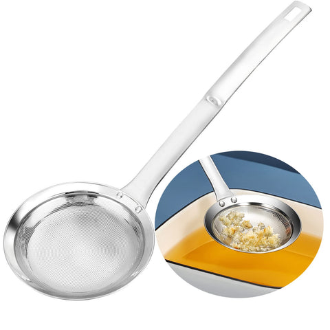 TBWHL espumadera con malla fina ideal para desgrasar y espumar en la cocina.