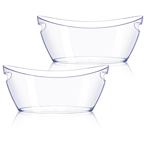 Balde de hielo doble de tchrules, gran capacidad para eventos y fiestas.