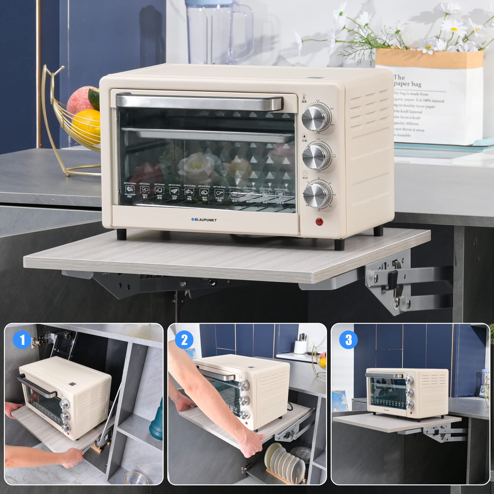Tcomhk dimensiones-profundidad-20,5-pulgadas para gabinetes compatibles.
