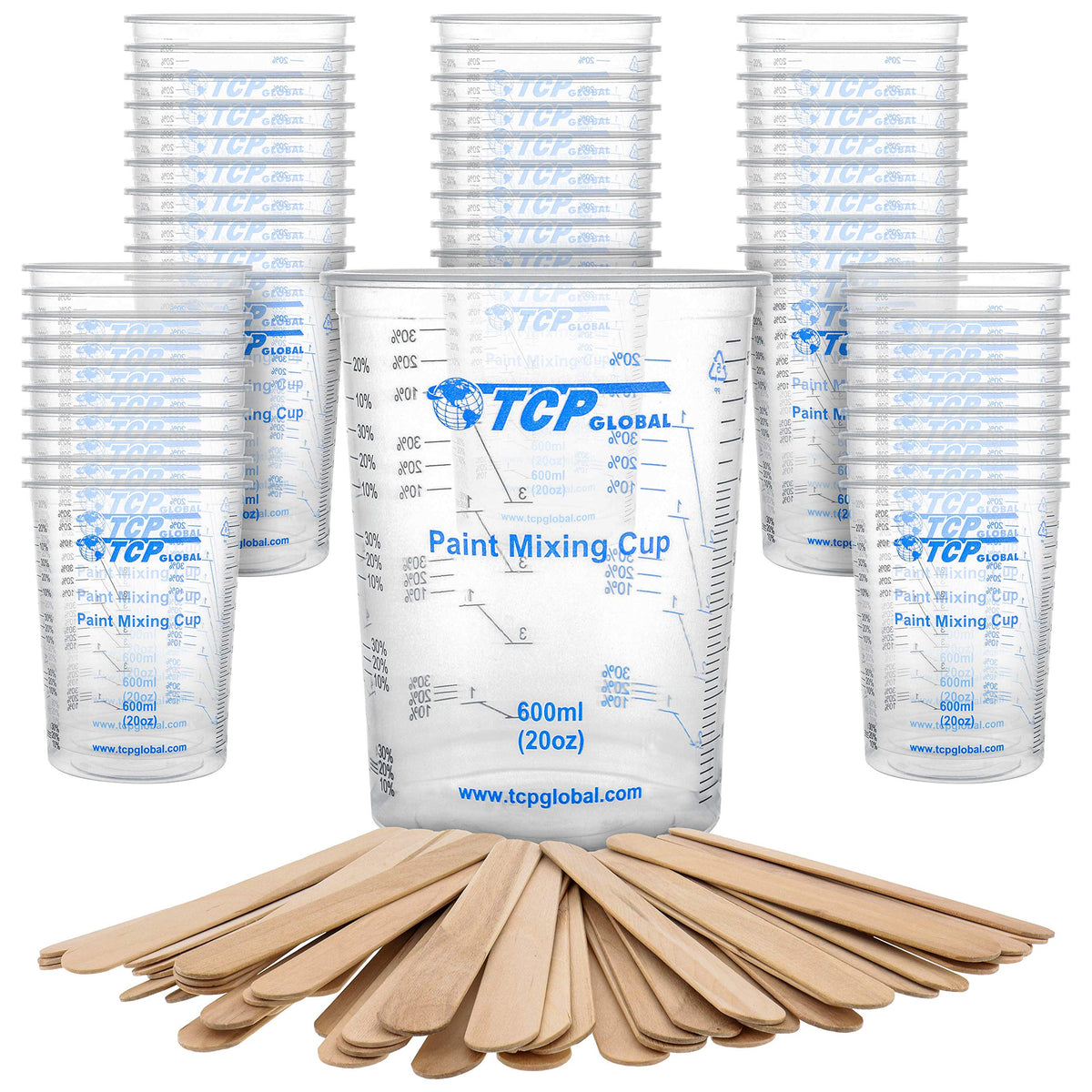 Copa de mezcla TCP Global de 600 ml para pinturas y resinas