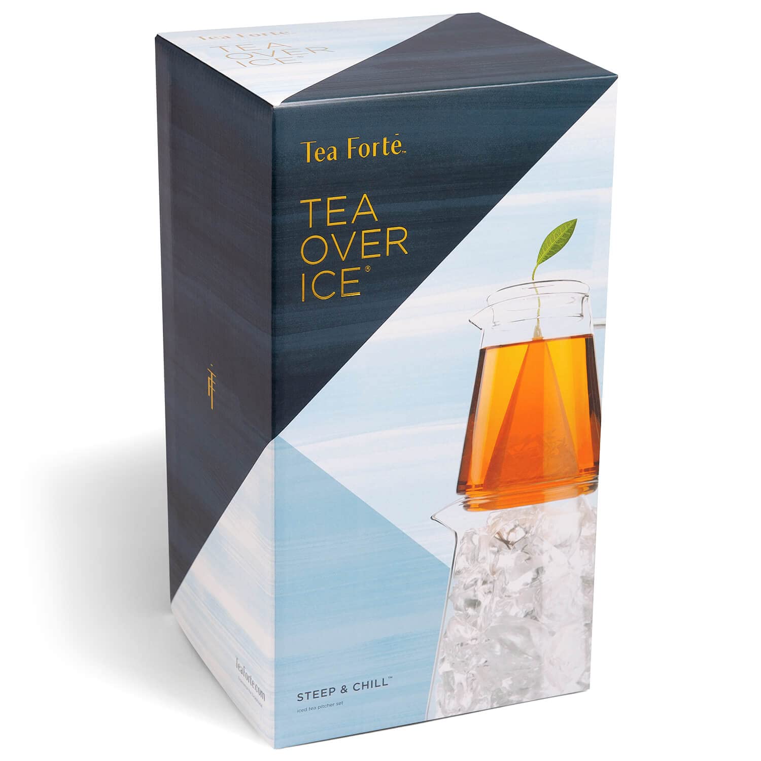 Tea Forte infusor piramidal dentro de la jarra