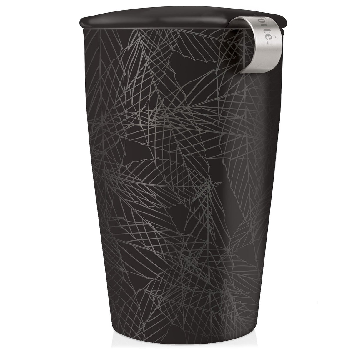 Tea Forte Kati: taza cerámica de doble pared para mantener caliente el té.