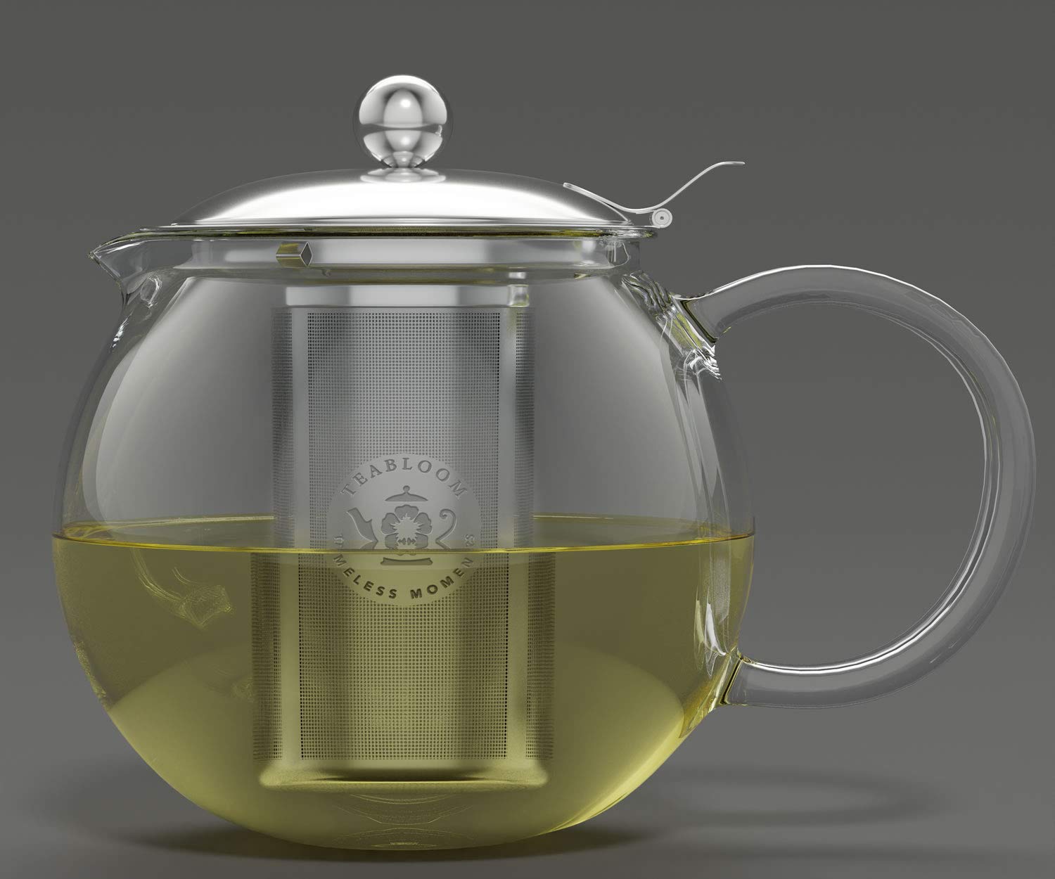 Capacidad de 40 onzas para preparar varias tazas de té.