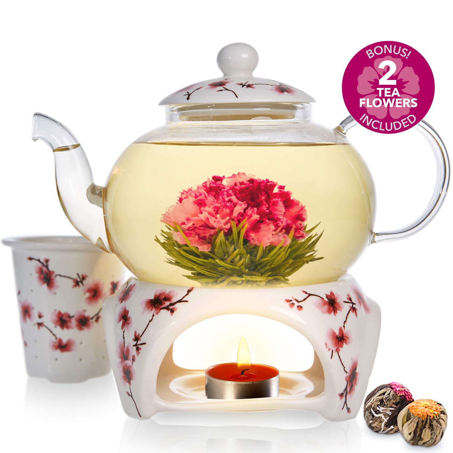 Conjunto regalo Teabloom de té floración listo para regalar.