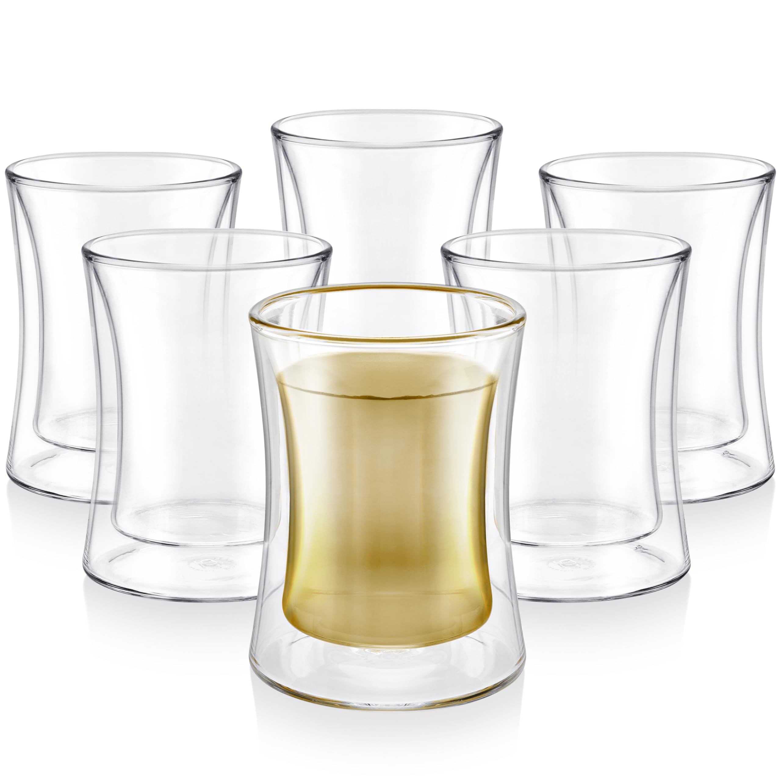 Copas Teabloom con doble muro para mantener el té caliente sin quemar.