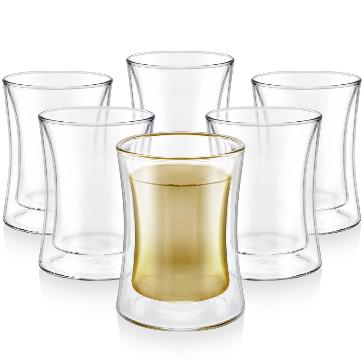 Copas Teabloom con doble muro para mantener el té caliente sin quemar.