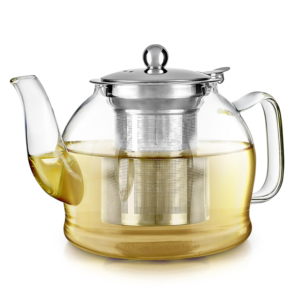 Teabloom Dublin, tetera de vidrio para té suelto, diseño elegante