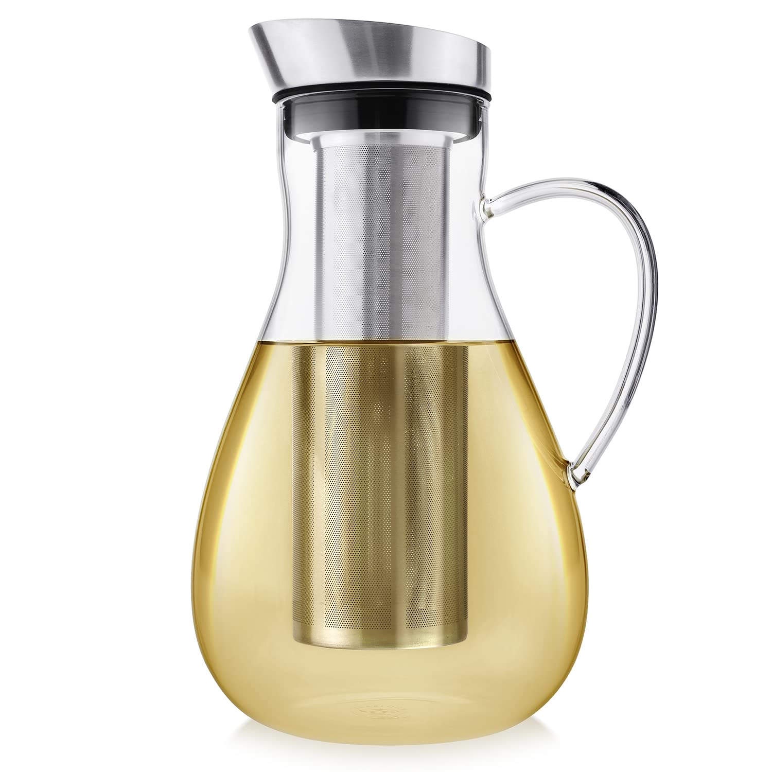 Teabloom tetera grande con capacidad para 8-10 tazas, ideal para reuniones.