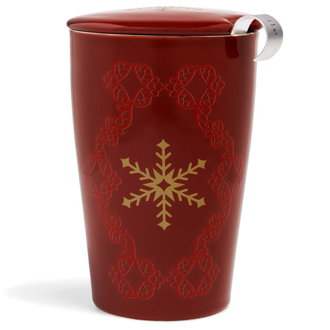 Taza Tea Forte Kati con doble pared mantiene la bebida caliente por más tiempo.