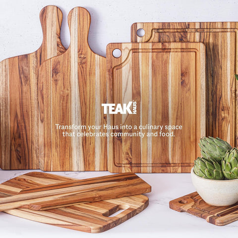 Teakhaus Marine: resistente al calor y a los utensilios afilados para tus recetas