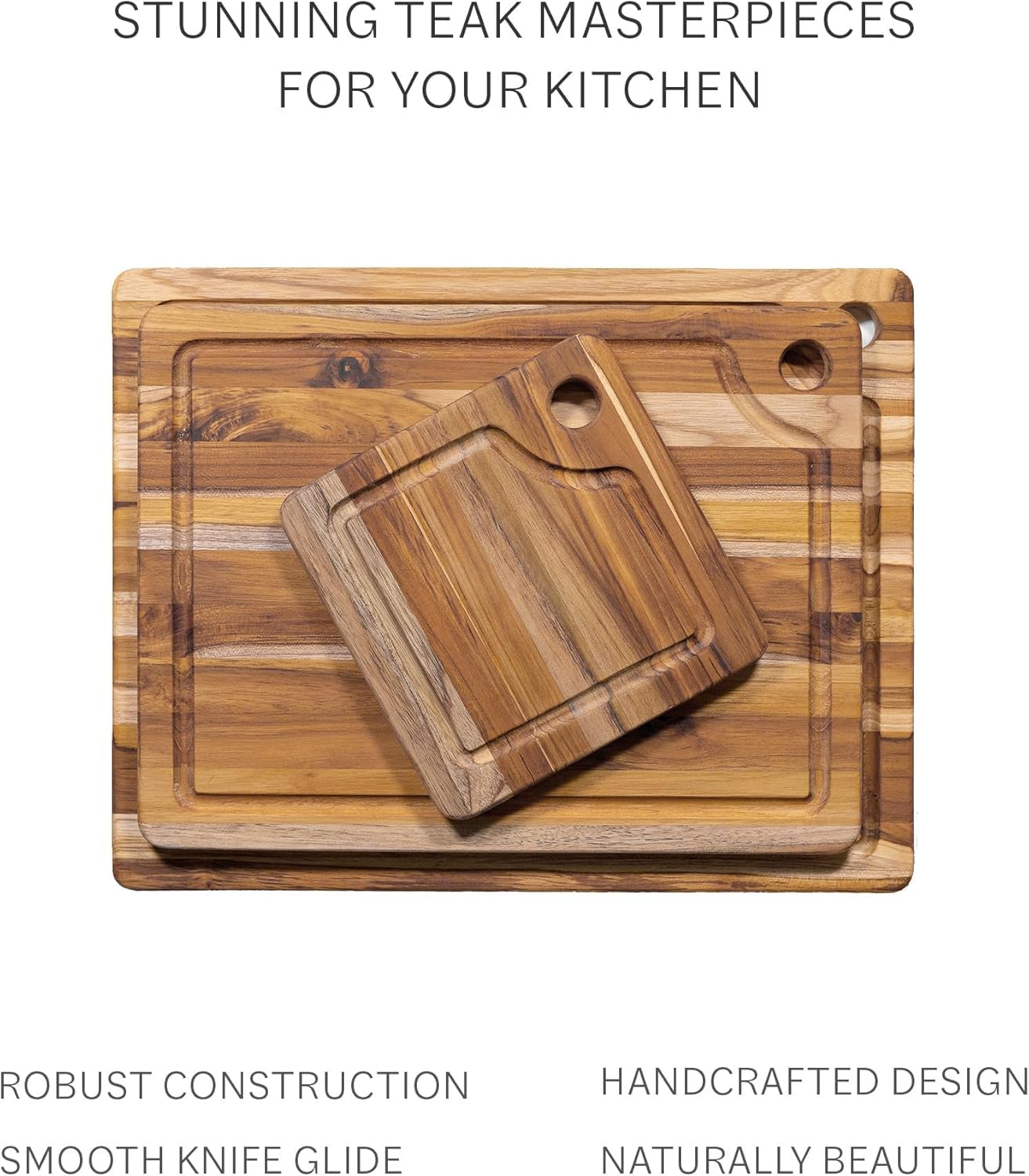 Teakhaus tabla portátil, ideal para cocina, bar o camping