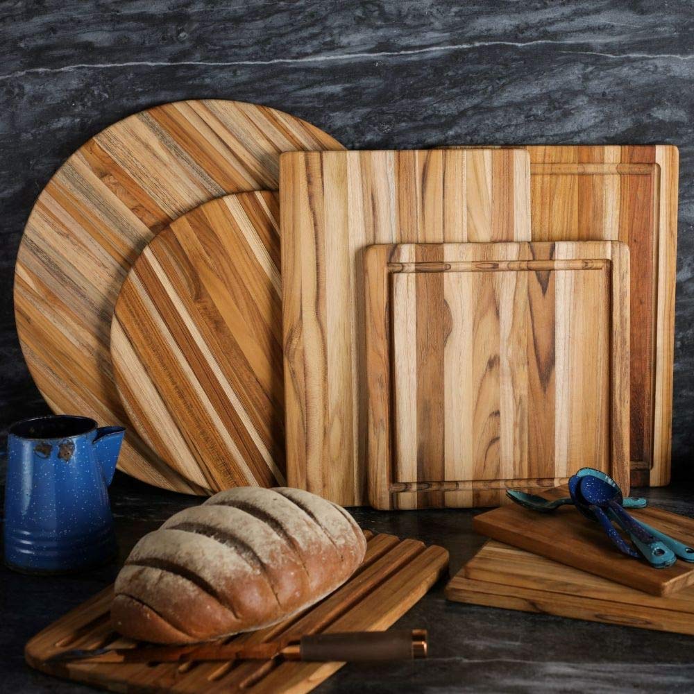Teakhaus tabla eco-sostenible de teca, ideal para cocinas conscientes.