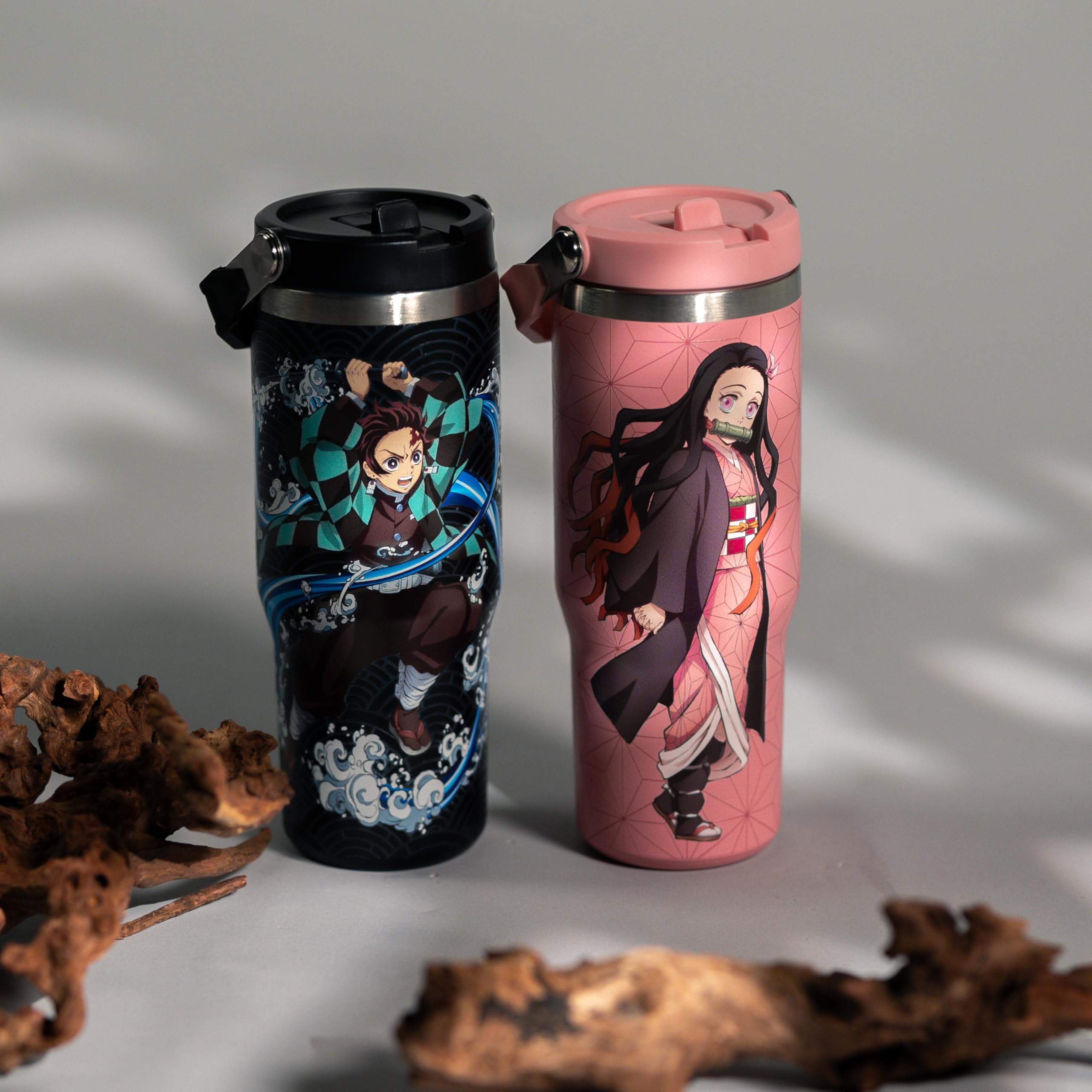 Vaso isotérmico Nezuko apto para lavavajillas, limpieza fácil
