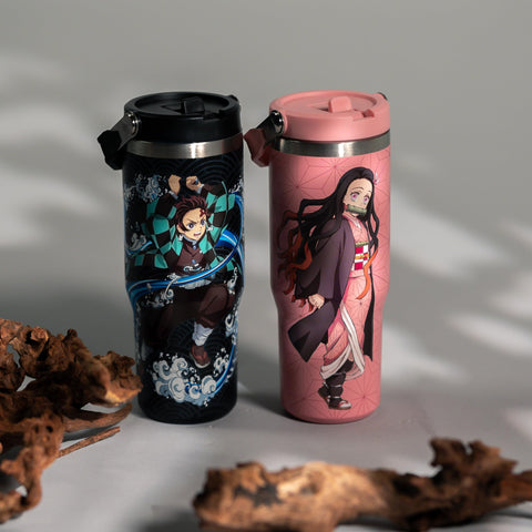 Vaso isotérmico Nezuko apto para lavavajillas, limpieza fácil
