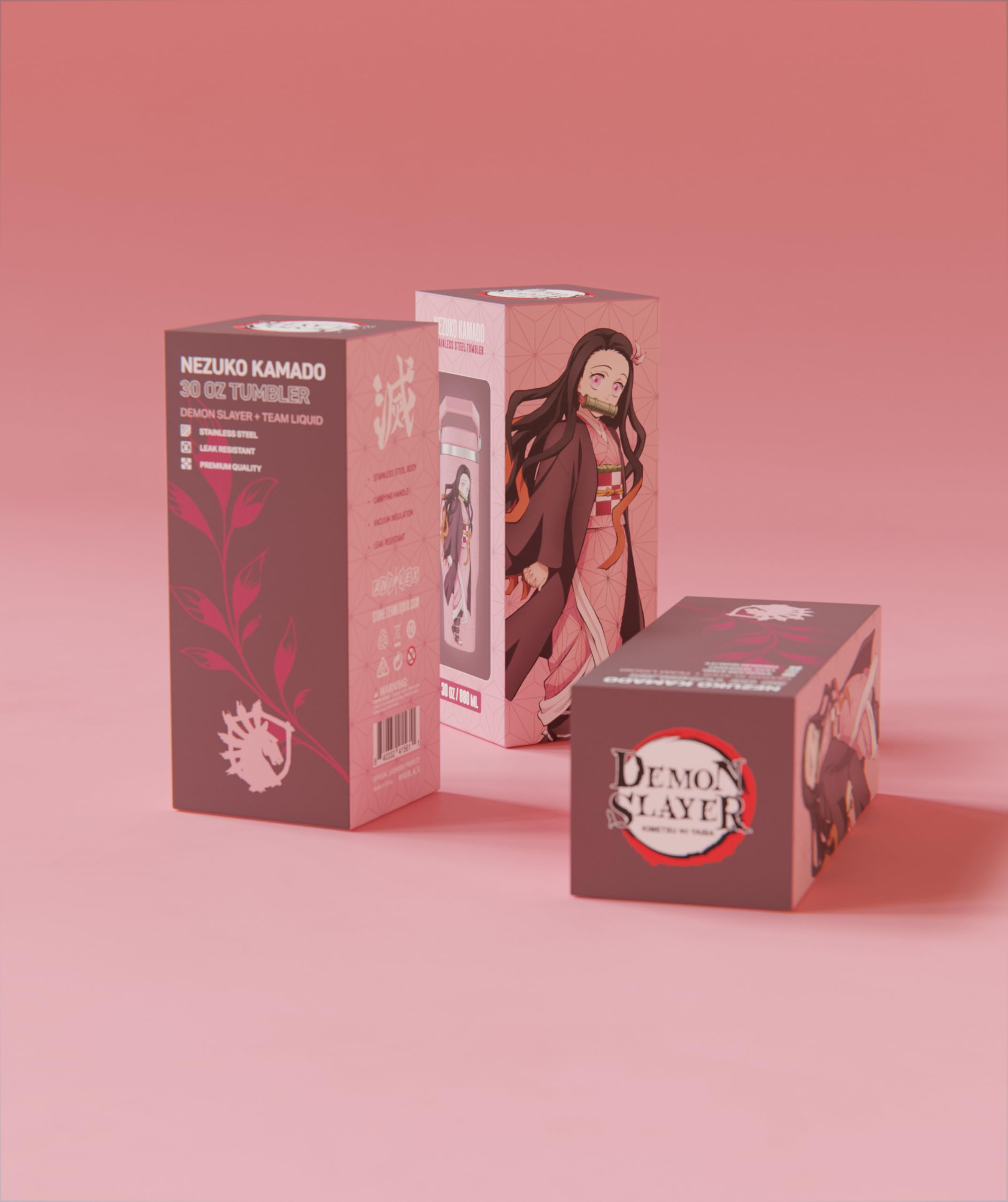 Vaso isotérmico Nezuko versátil para agua, té helado o café diario