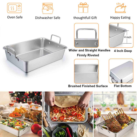 TeamFar bandeja con bordes altos para jugos sin derrames.