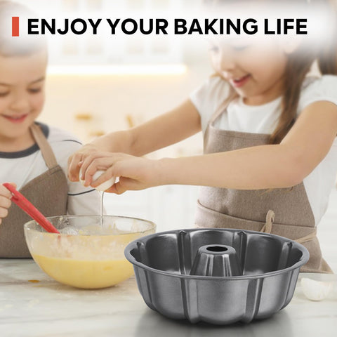 TeamFar molde capacidad 10 tazas, ideal para pasteles, pan y postres en reuniones.