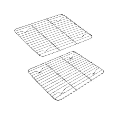 TeamFar rejilla enfriamiento 9.75x7.5 para enfriar pan y galletas con flujo de aire