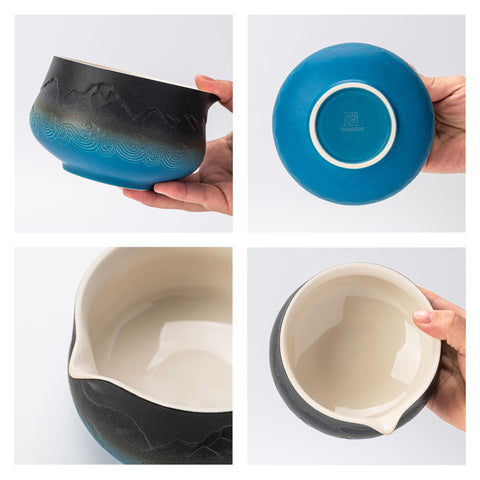 TEANAGOO chashaku de bambú, cuchara precisa para porciones de matcha.