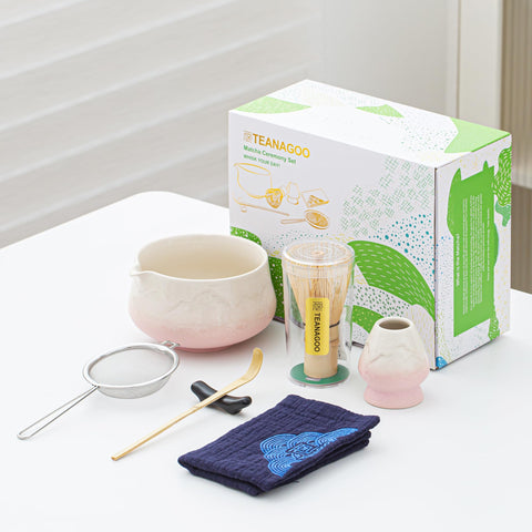 Teanagoo colador para matcha, fina malla para una mezcla uniforme.