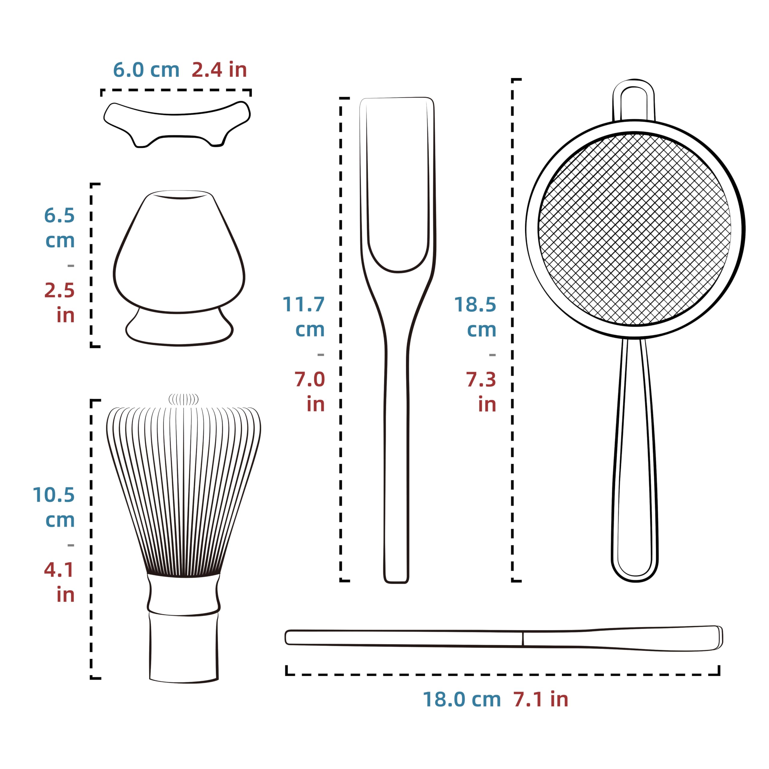 Kit de regalo TEANAGOO para ceremonia del matcha, ideal para amantes.