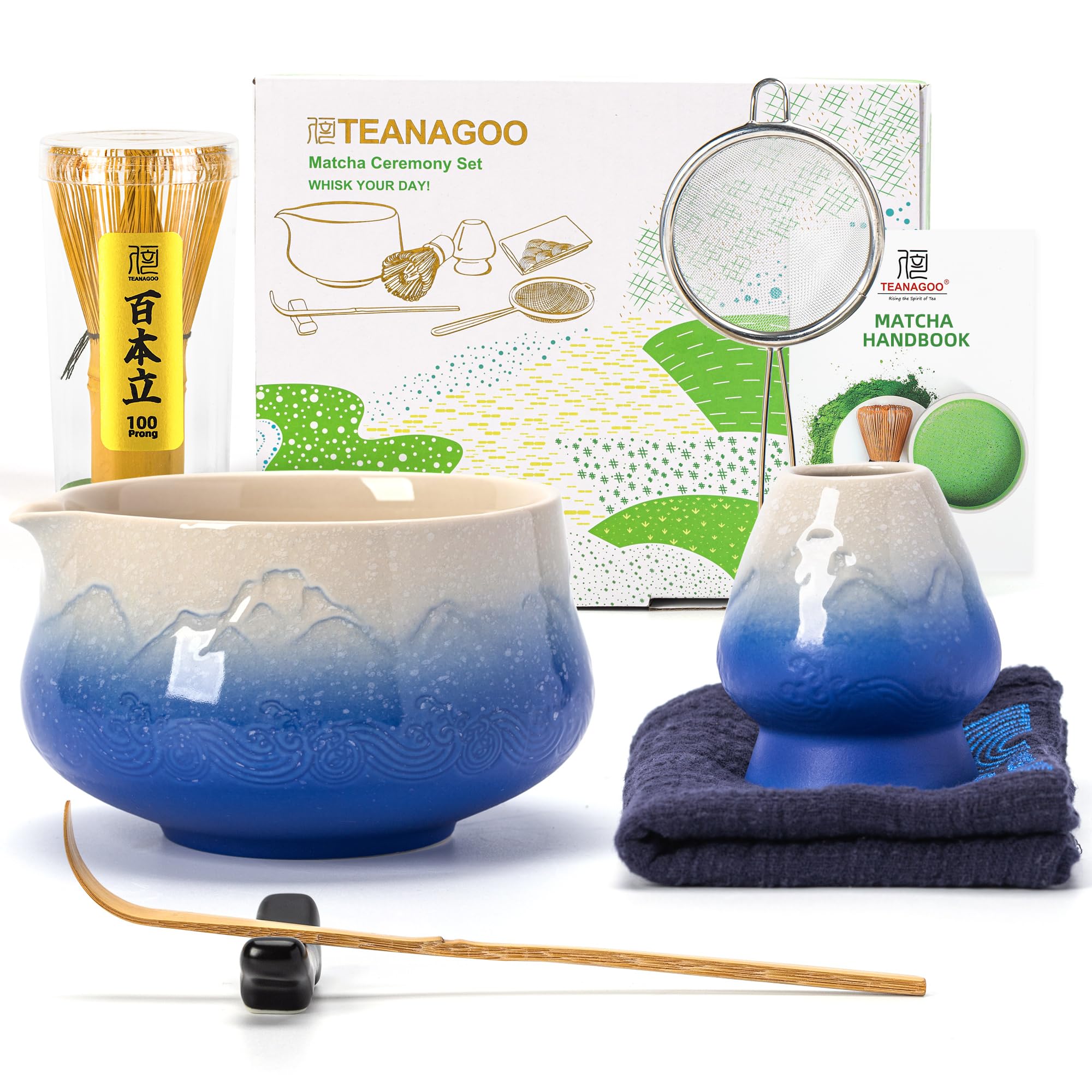 TEANAGOO batidor de bambú para matcha, ideal para batidos suaves