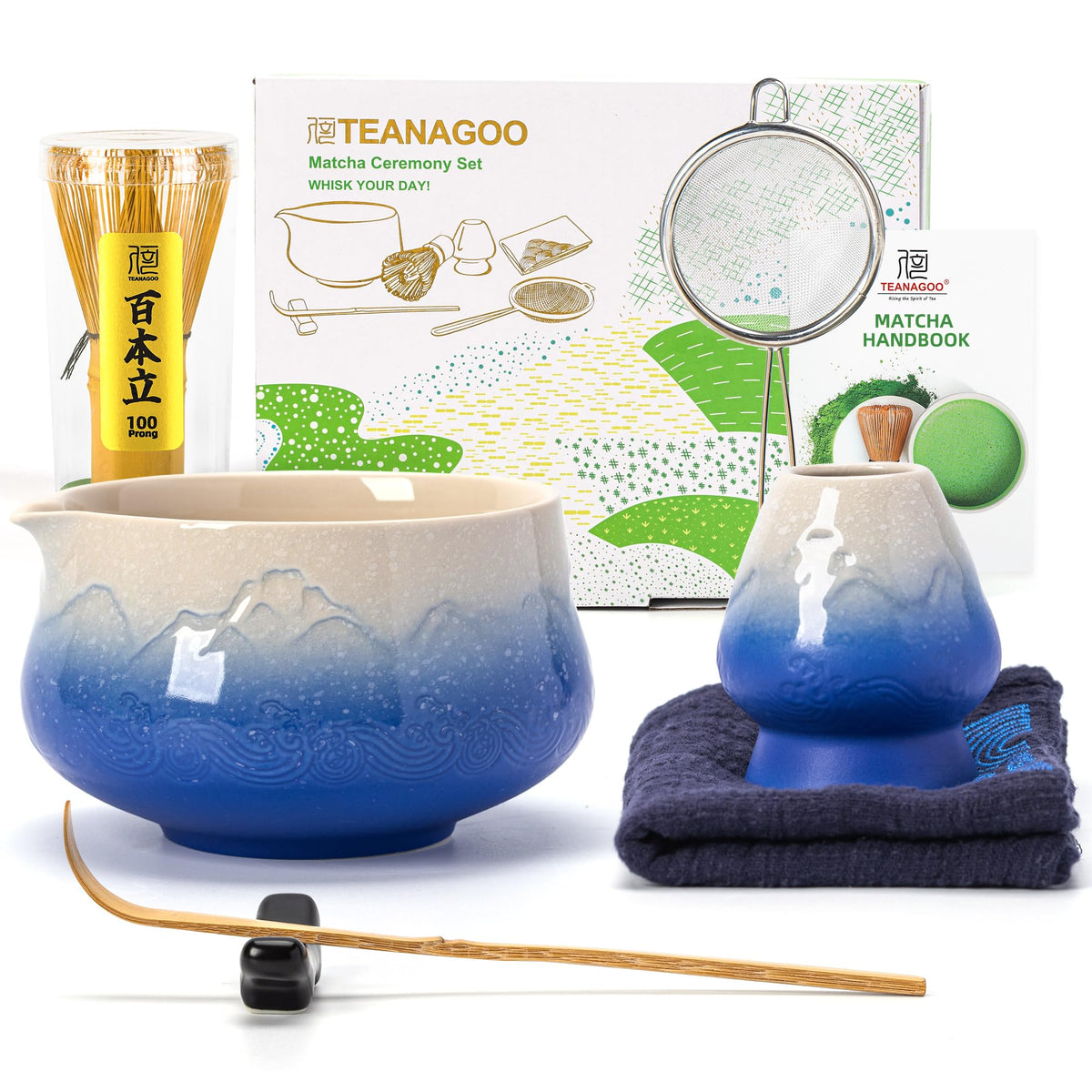 TEANAGOO batidor de bambú para matcha, ideal para batidos suaves