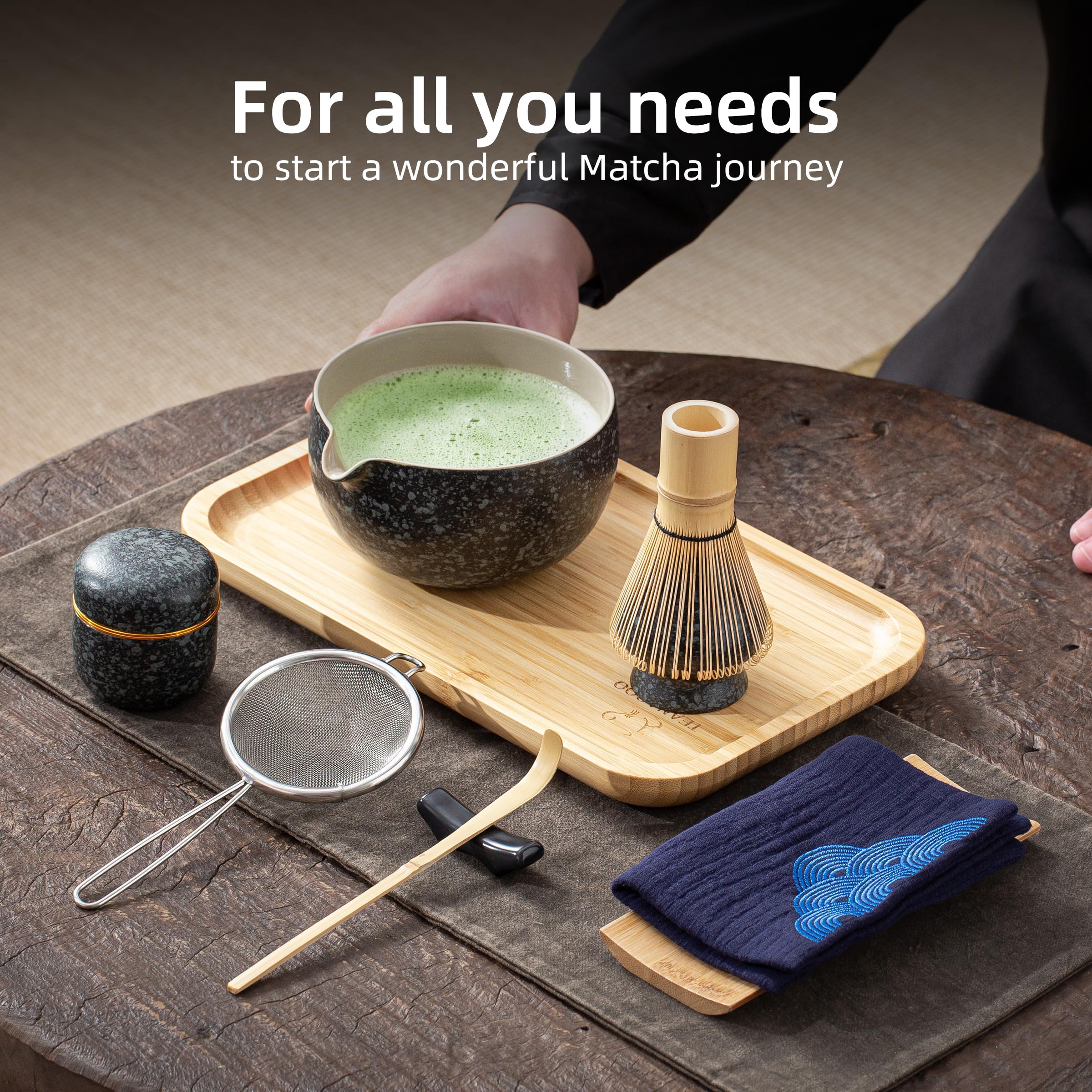 TEANAGOO cuchara-chashaku para medir y servir matcha