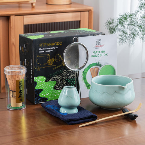 TEANAGOO Sifador de polvo, tamiza matcha para textura fina