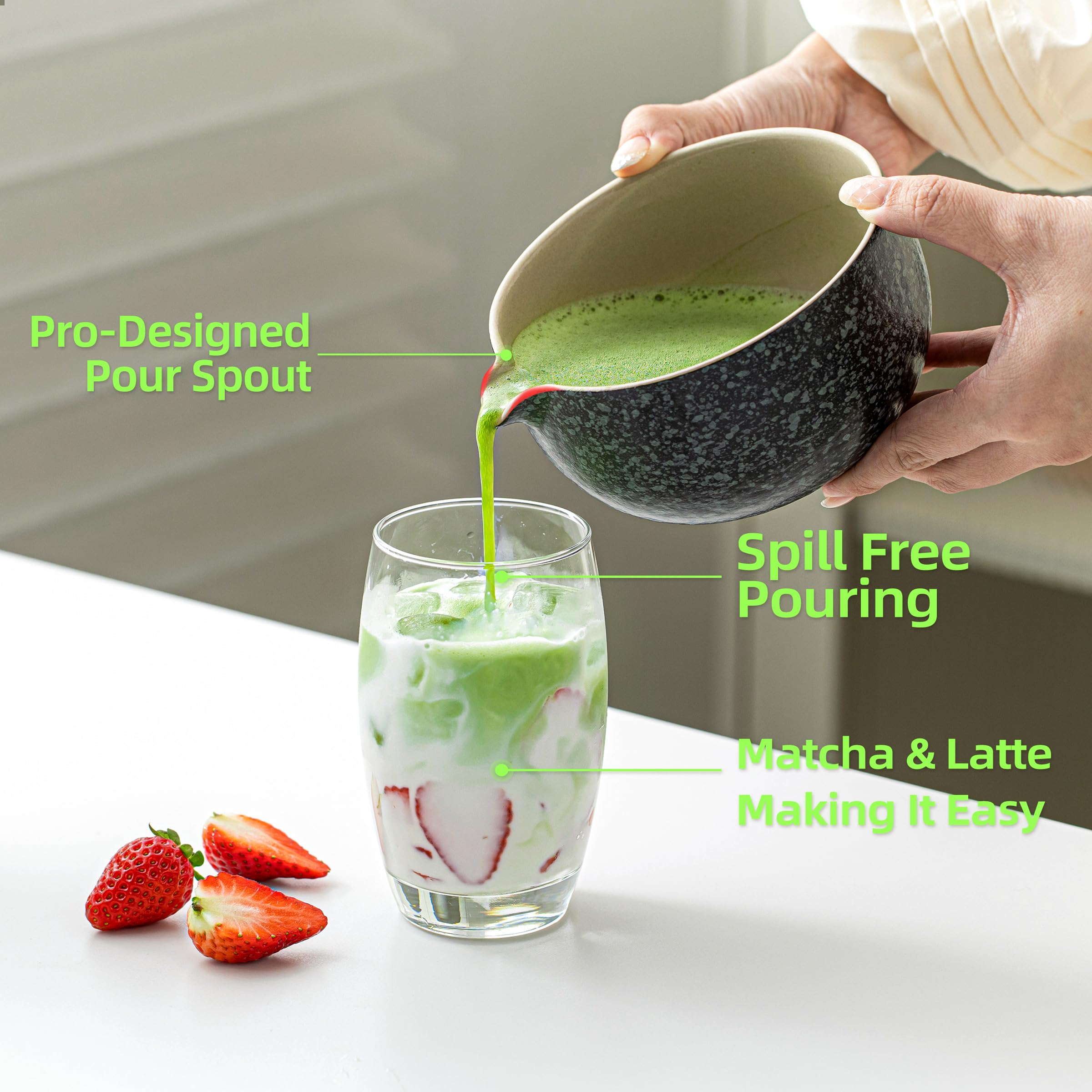 TEANAGOO tamizador-polvo-matcha para tamizado fino