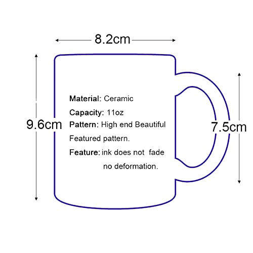 Taza Tearleet de cerámica, regalo perfecto para amantes del café, uso diario.