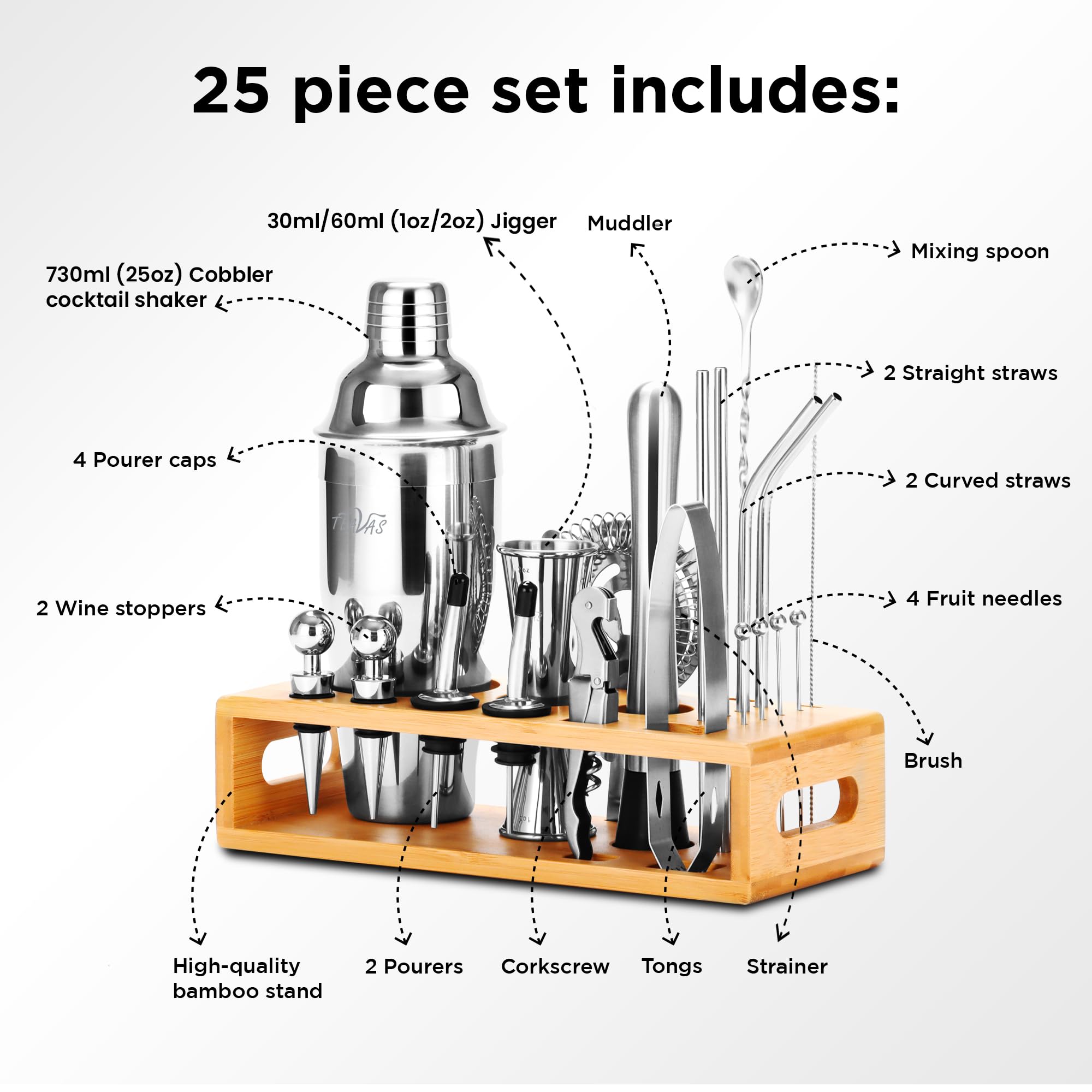 TEAVAS regalo ideal para amantes de la mixología y bartenders