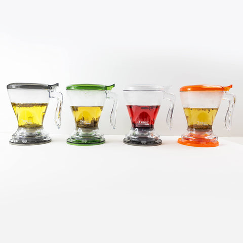 TEAZE Infuser: filtro de acero inoxidable extraíble para limpieza profunda