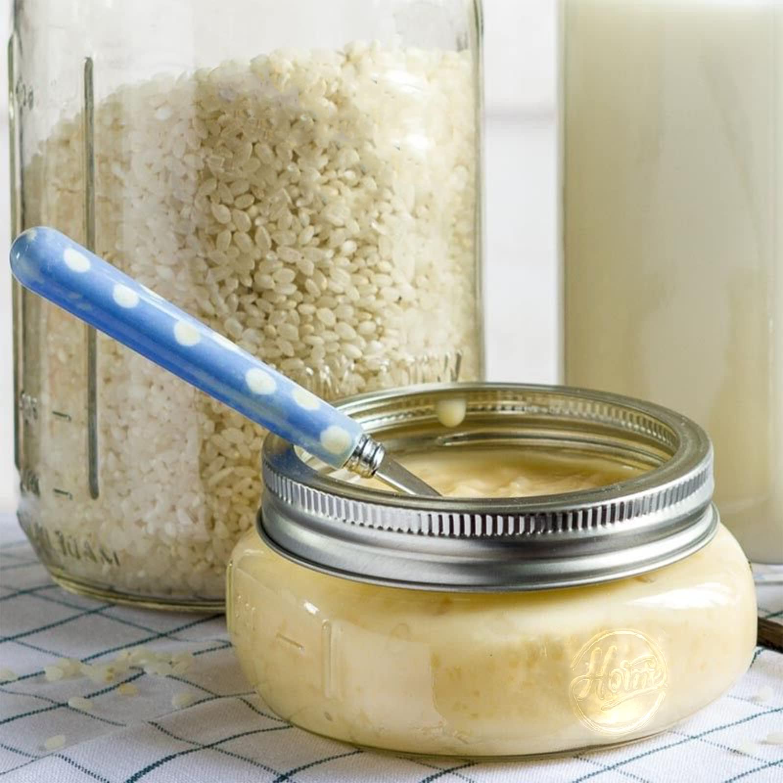 Almacenamiento de alimentos en despensa con frascos Tebery