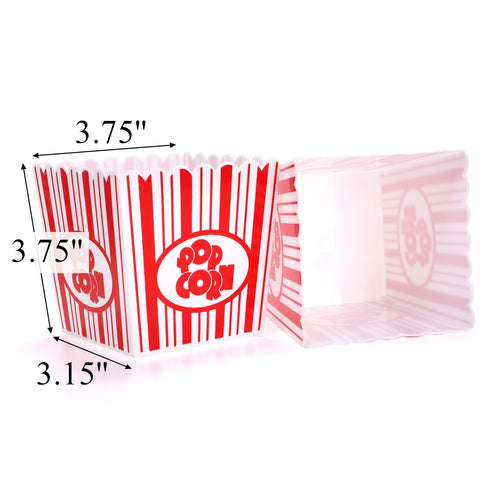 Palomitas plásticas Tebery duraderas, reutilizables para uso repetido.