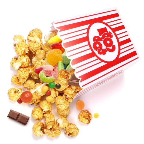 Contenedores Tebery apilables ahorran espacio y organizan snacks.