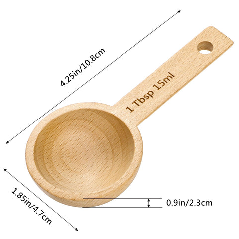 Tebery 1 cucharada para cafe en grano, precisión y frescura al medir.